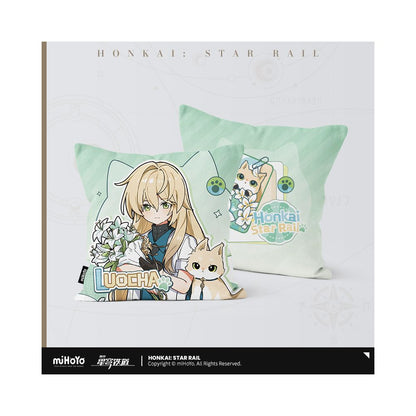 Honkai: Star Rail Little Cat Series Square Pillow
