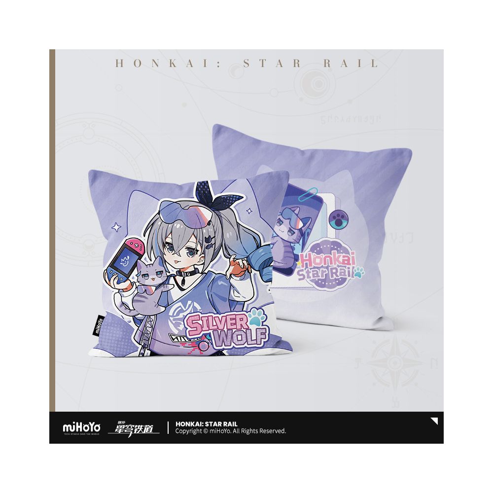 Honkai: Star Rail Little Cat Series Square Pillow