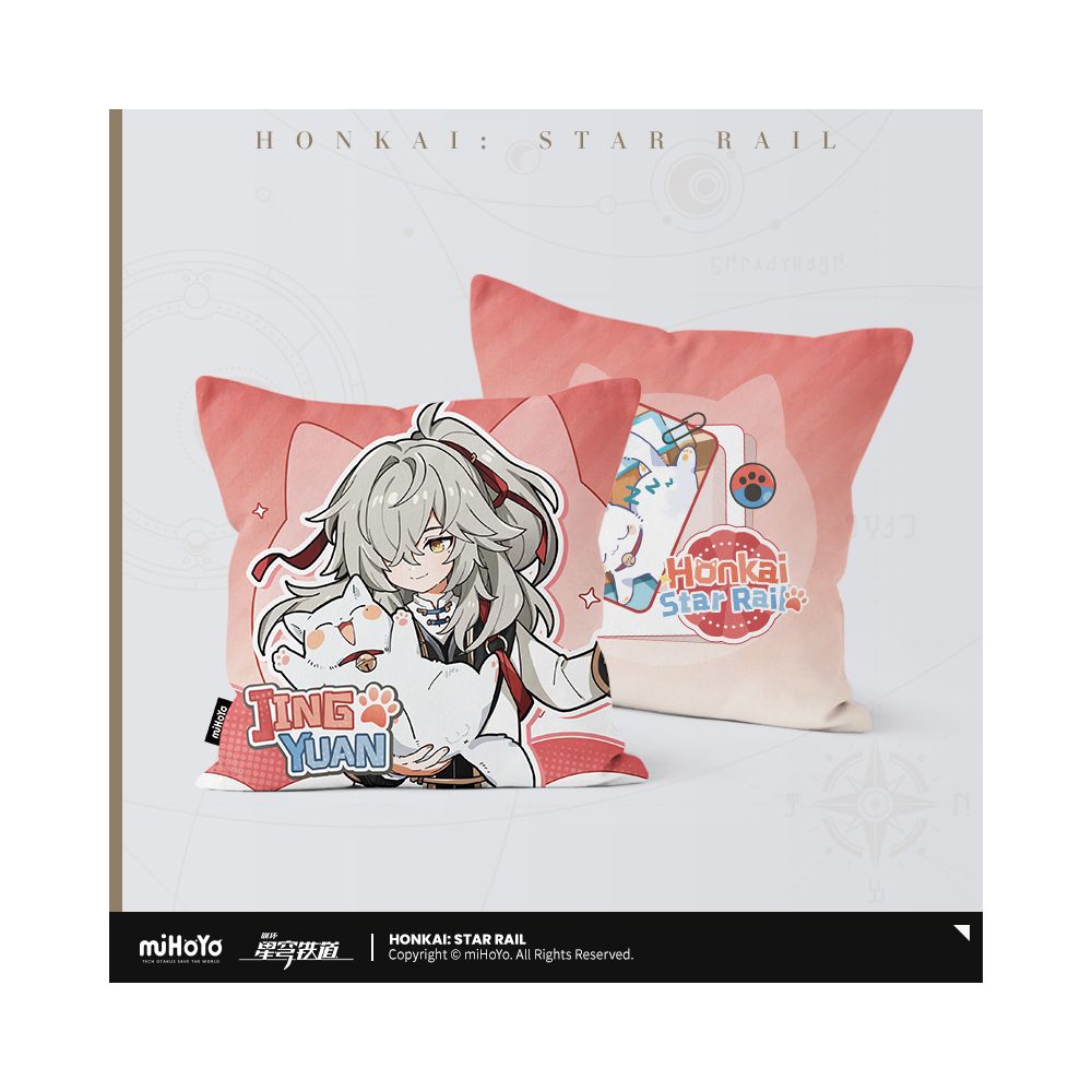 Honkai: Star Rail Little Cat Series Square Pillow