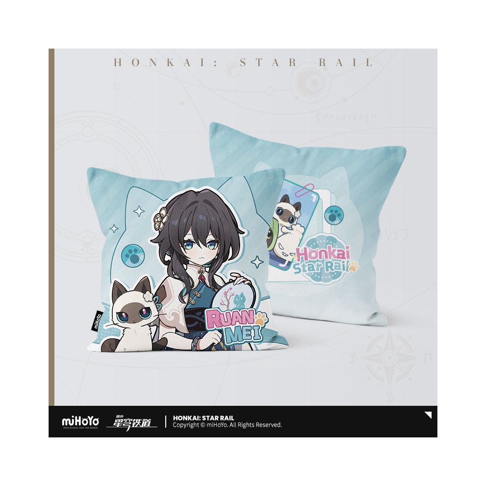 Honkai: Star Rail Little Cat Series Square Pillow