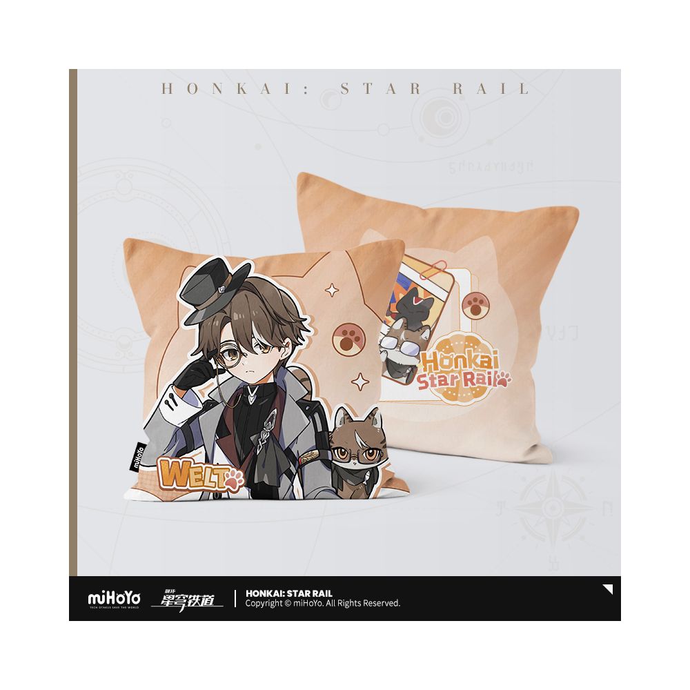 Honkai: Star Rail Little Cat Series Square Pillow