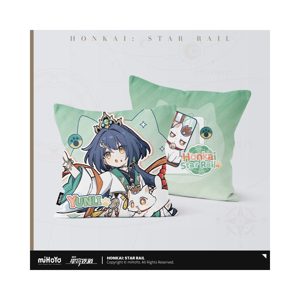 Honkai: Star Rail Little Cat Series Square Pillow
