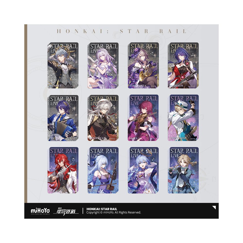 MiHoYo Collapse Star Sky Railway Star Iron LIVE Series Acrylic Drifting Sand Ornament miHoYo image 1