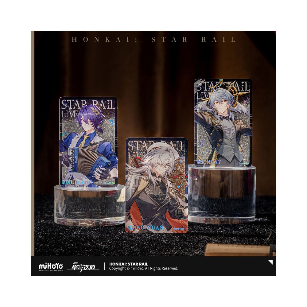 MiHoYo Collapse Star Sky Railway Star Iron LIVE Series Acrylic Drifting Sand Ornament miHoYo image 2