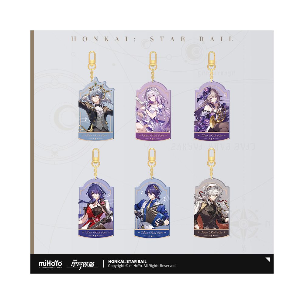 MiHoYo Collapse Star Sky Railway Star Iron LIVE Series Acrylic Pendant miHoYo image 0