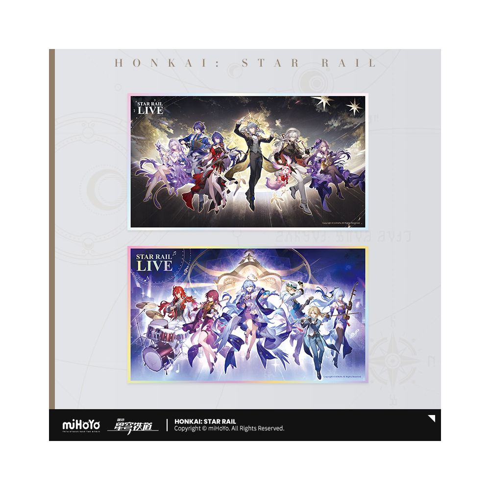 MiHoYo Collapse Star Dome Railway Star Rail LIVE Series PET Color Paper miHoYo image 0