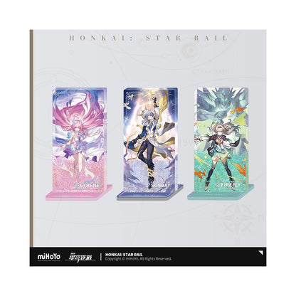 MiHoYo Collapse Star Sky Railway Standing Painting Series Acrylic Flowing Sand Standing Sign Ornament miHoYo image 0