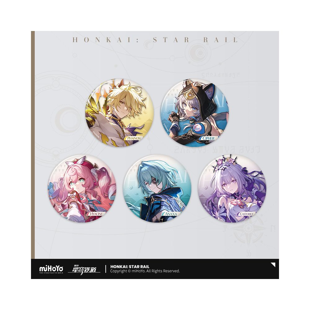 MiHoYo Collapse Star Dome Railway Interstellar Travel Series Tinplate Badge Second Bullet miHoYo image 0