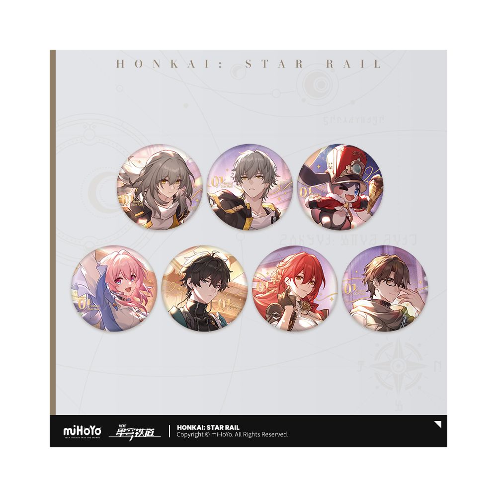 MiHoYo Collapse Star Dome Railway Celebration Blessing Series Tinplate Badge miHoYo image 0