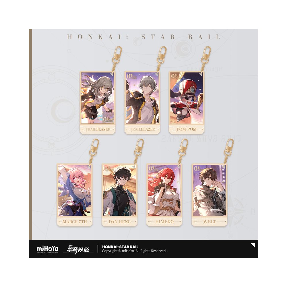 MiHoYo Collapse Star Sky Railway Celebration Celebration Gift Series Acrylic Pendant miHoYo image 0