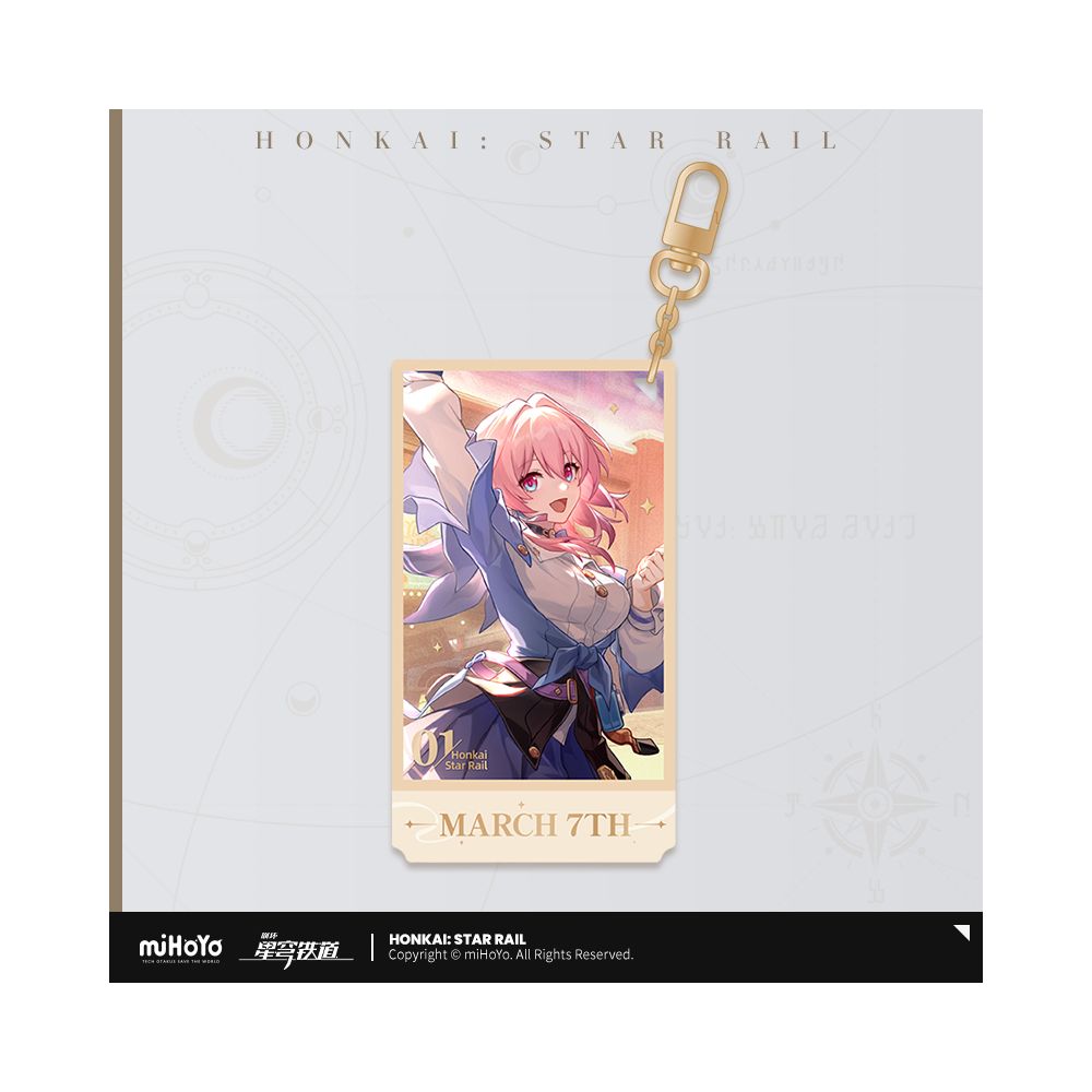 Honkai: Star Rail 1st Anniversary Series Acrylic Keychain