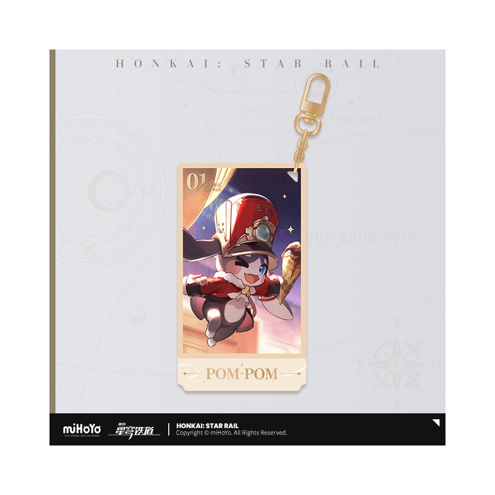 Honkai: Star Rail 1st Anniversary Series Acrylic Keychain