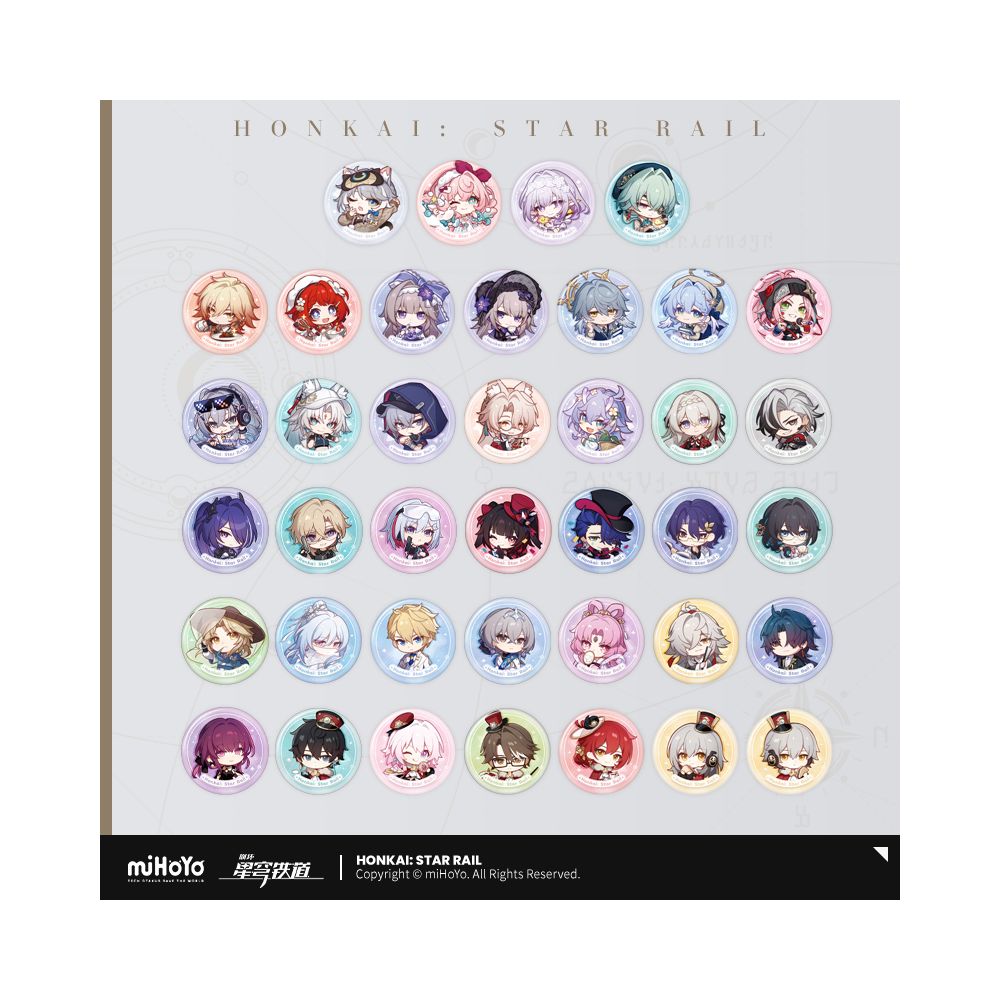 MiHoYo Collapse Star Dome Railway Nameless Passenger Medal Series Tinplate Badge miHoYo image 1