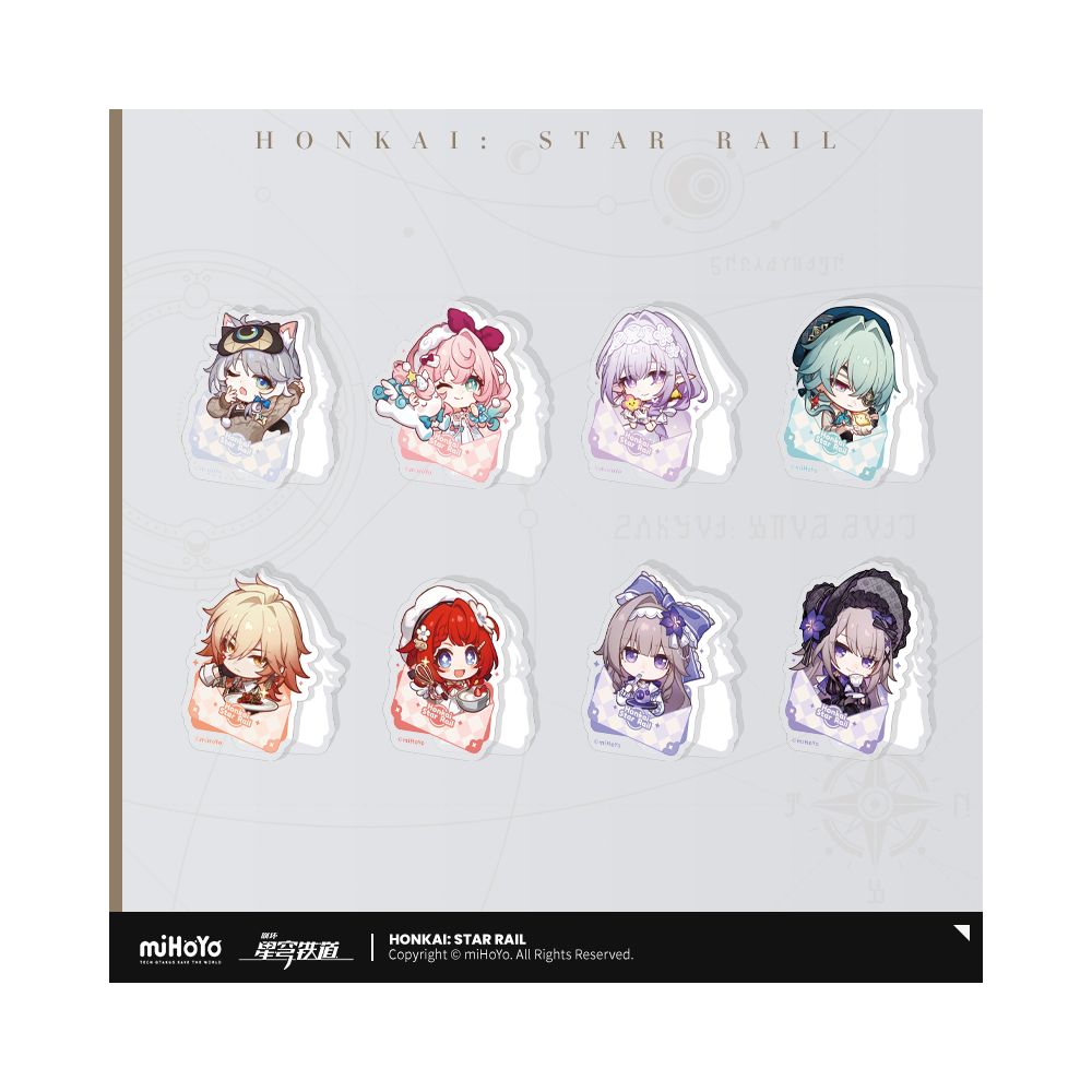 MiHoYo Collapse Star Dome Railway Nameless Passenger Medal Series Acrylic Clip miHoYo image 0