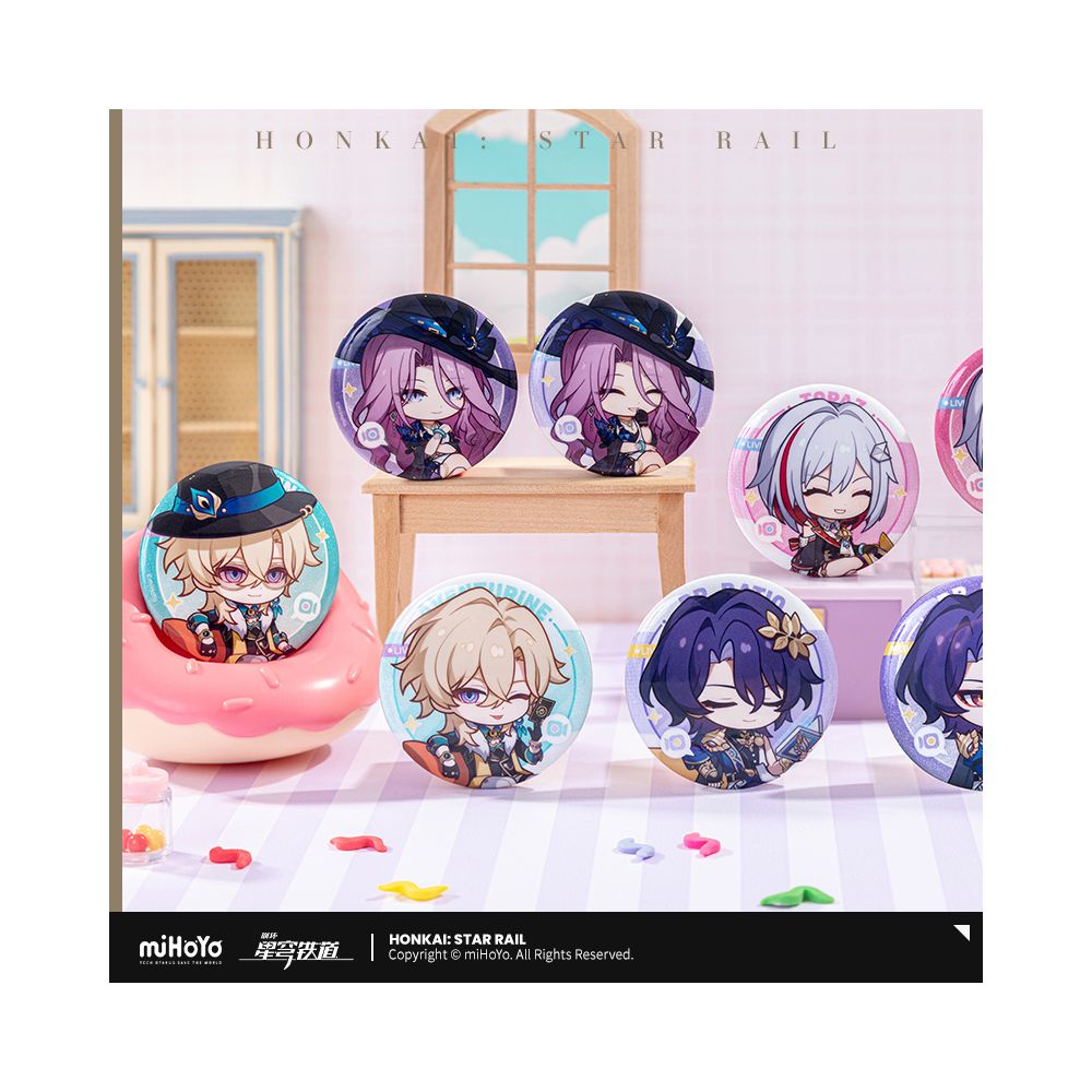 MiHoYo Collapse Starry Sky Railway Jimi s Reception Room Series Tinplate Badge Group miHoYo image 2