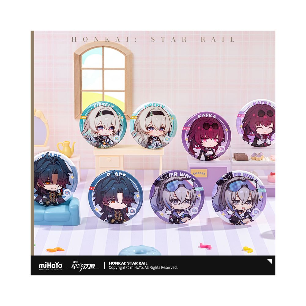 MiHoYo Collapse Starry Sky Railway Jimi s Reception Room Series Tinplate Badge Group miHoYo image 4