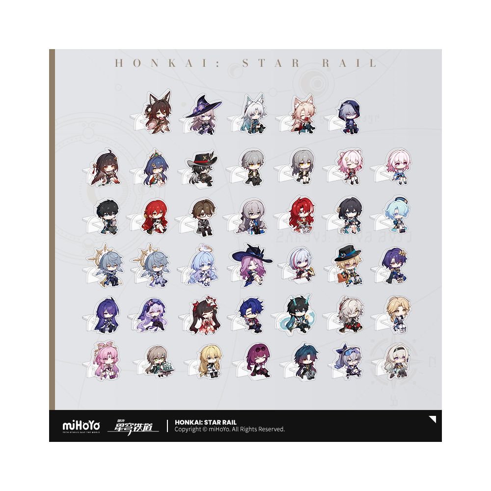 MiHoYo Collapse Starry Sky Railway Jimi s Reception Room Series Acrylic Plaque miHoYo image 1