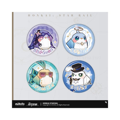 Honkai: Star Rail Owlbert's Reception Room Series Tinplate Badge Set