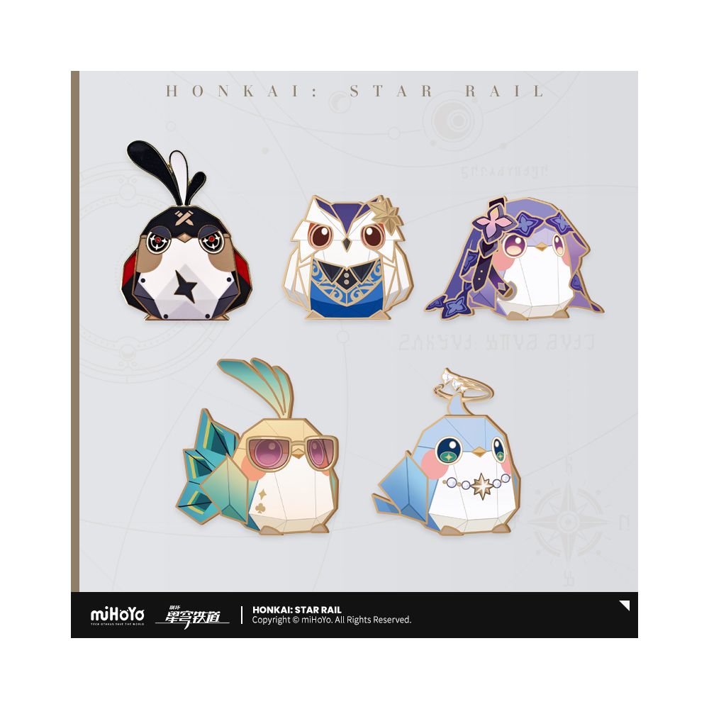 MiHoYo Collapse Starry Sky Railway Jimi s Reception Room Series Metal Badge miHoYo image 0