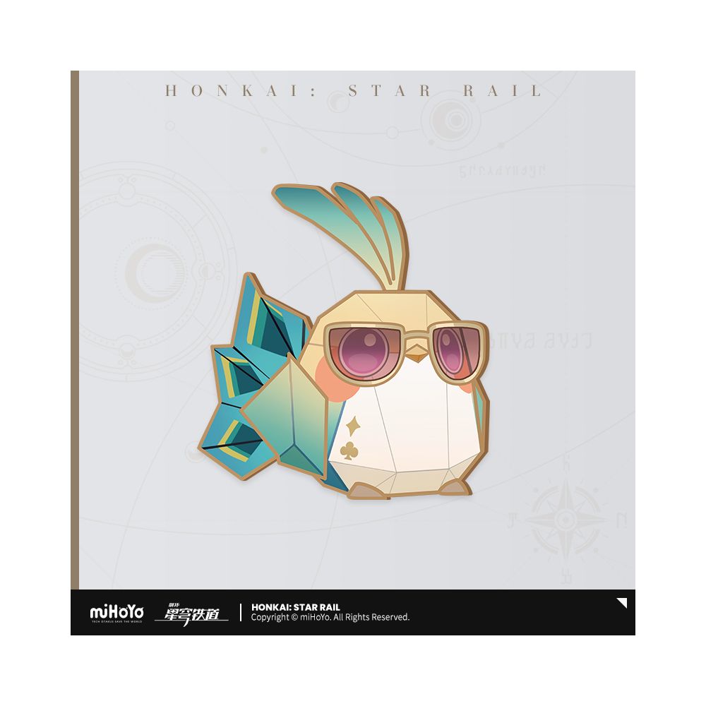 Honkai: Star Rail Owlbert's Reception Room Series Metal Badge