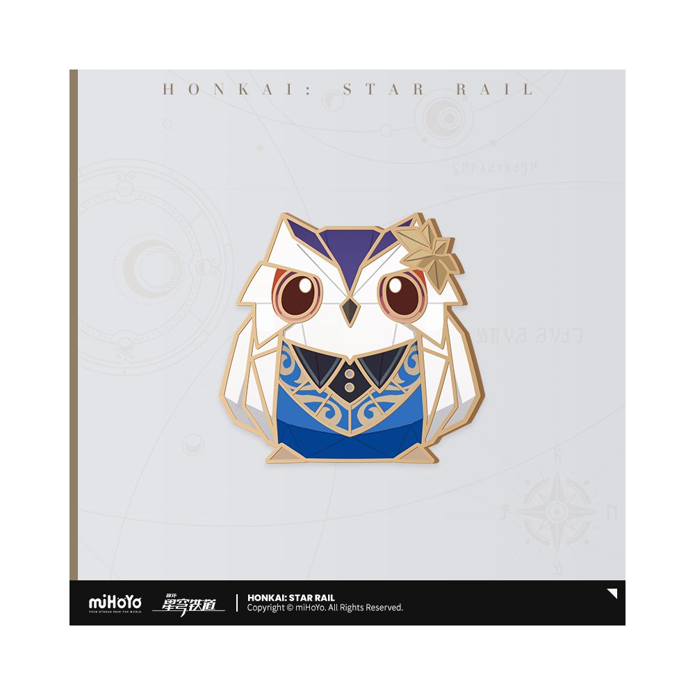 Honkai: Star Rail Owlbert's Reception Room Series Metal Badge