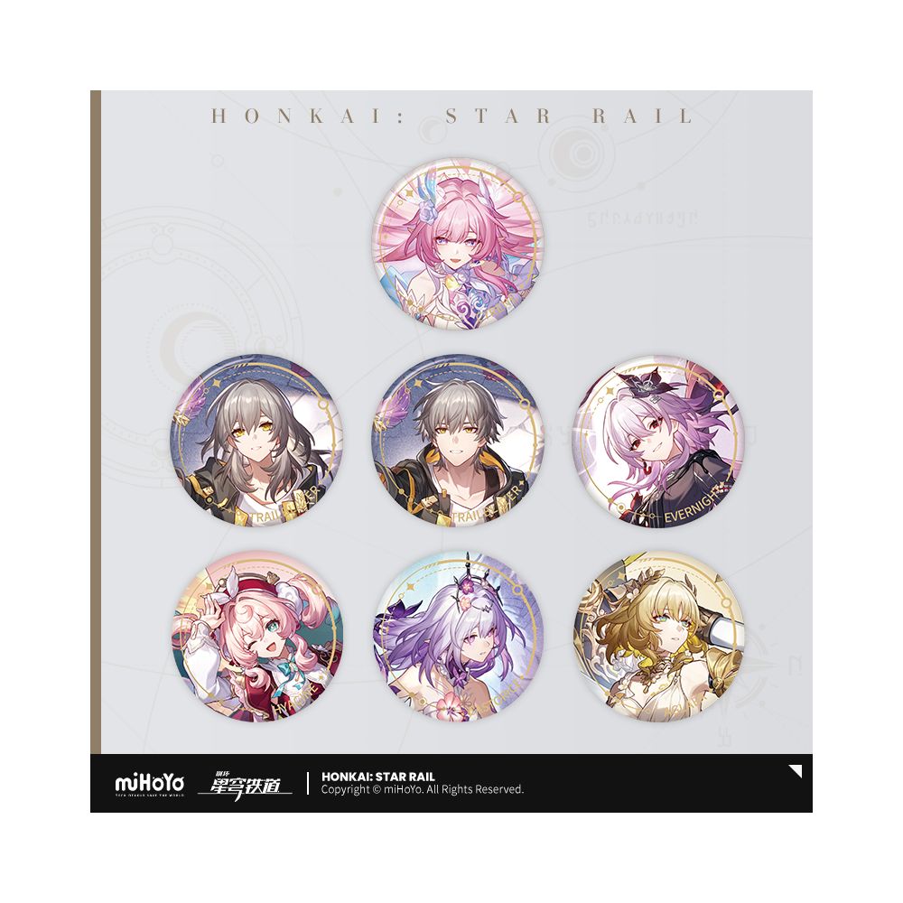 MiHoYo Collapse Star Dome Railway Standing Painting Series Tinplate Badge Memory Path miHoYo image 0