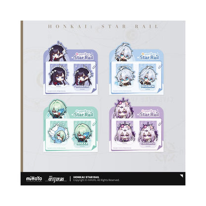 MiHoYo Collapse Star Dome Railway Pam Exhibition Hall Series Soft Magnetic Bookmark Set miHoYo image 0