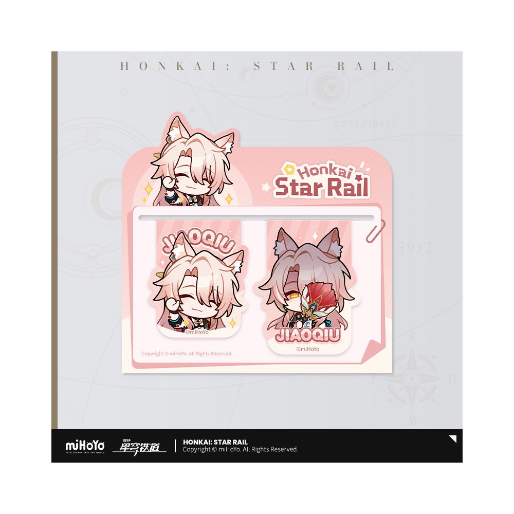 Honkai: Star Rail Exhibition Hall Series Soft Magnetic Bookmark Set