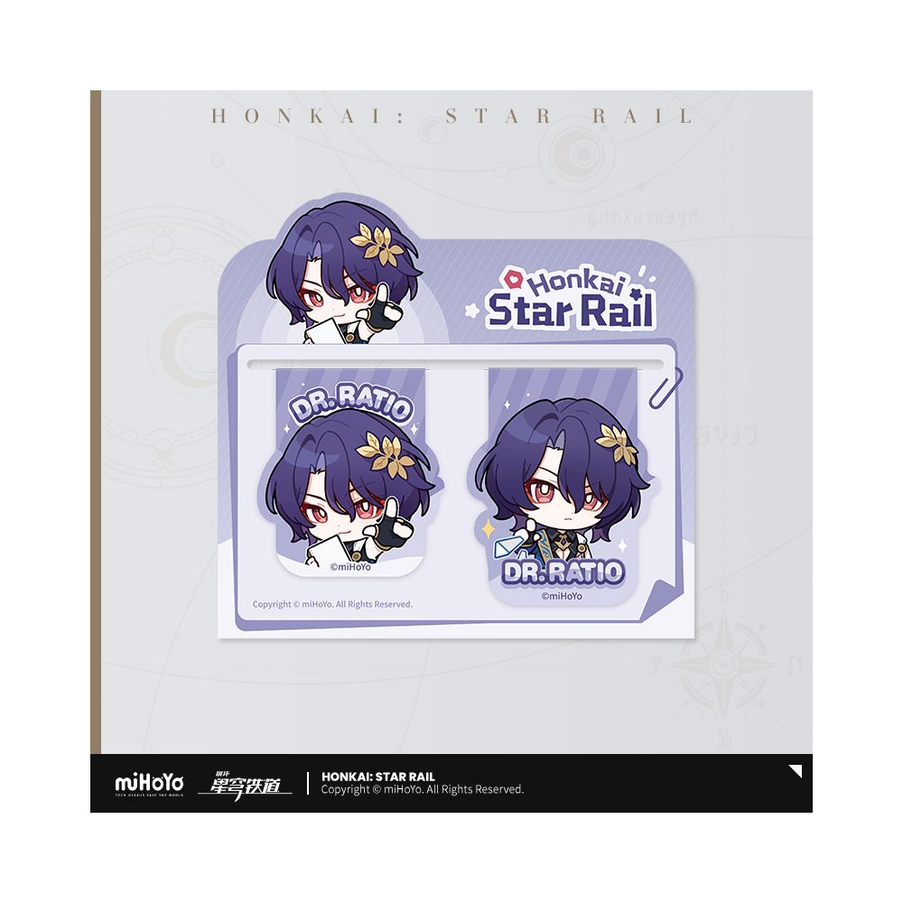 Honkai: Star Rail Exhibition Hall Series Soft Magnetic Bookmark Set