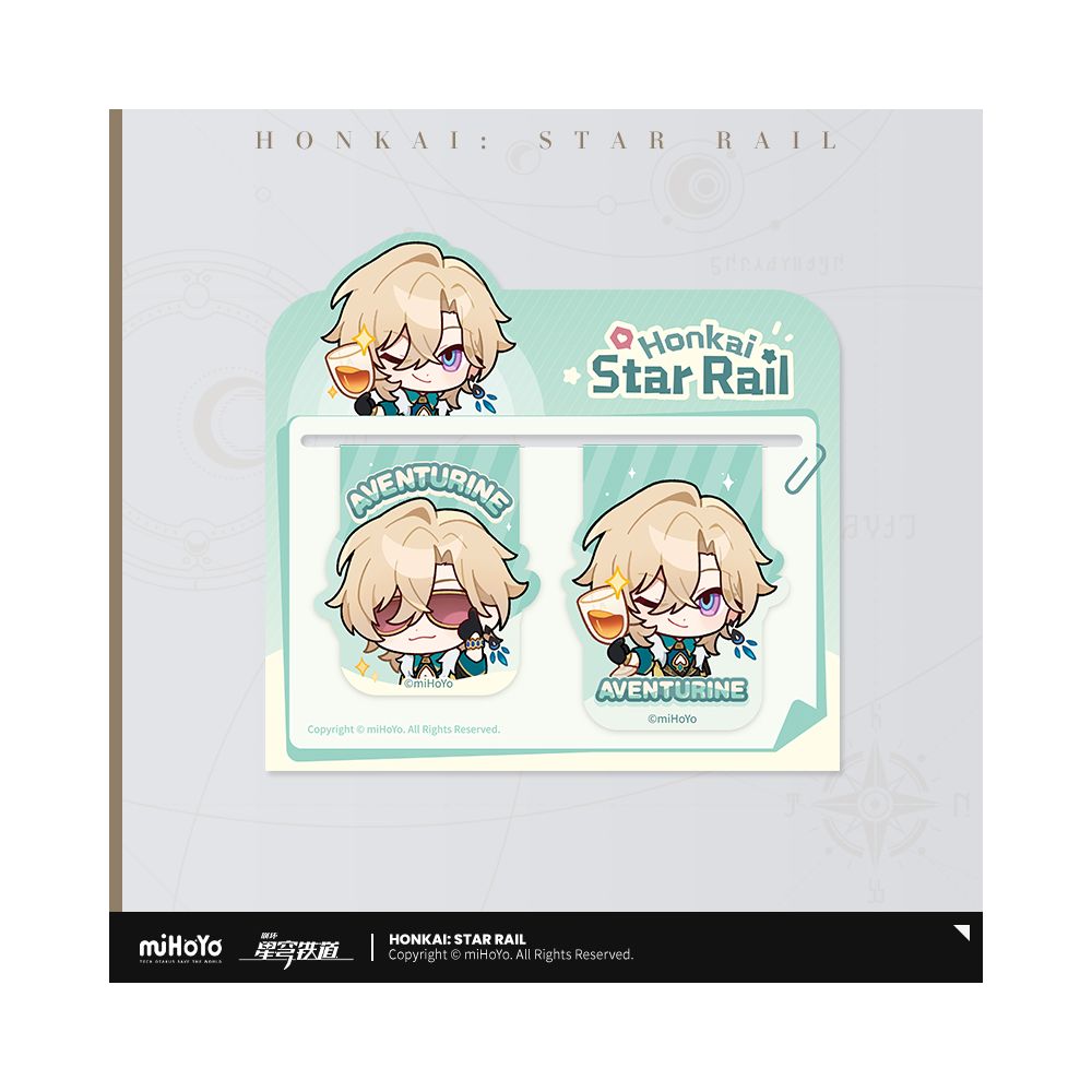 Honkai: Star Rail Exhibition Hall Series Soft Magnetic Bookmark Set