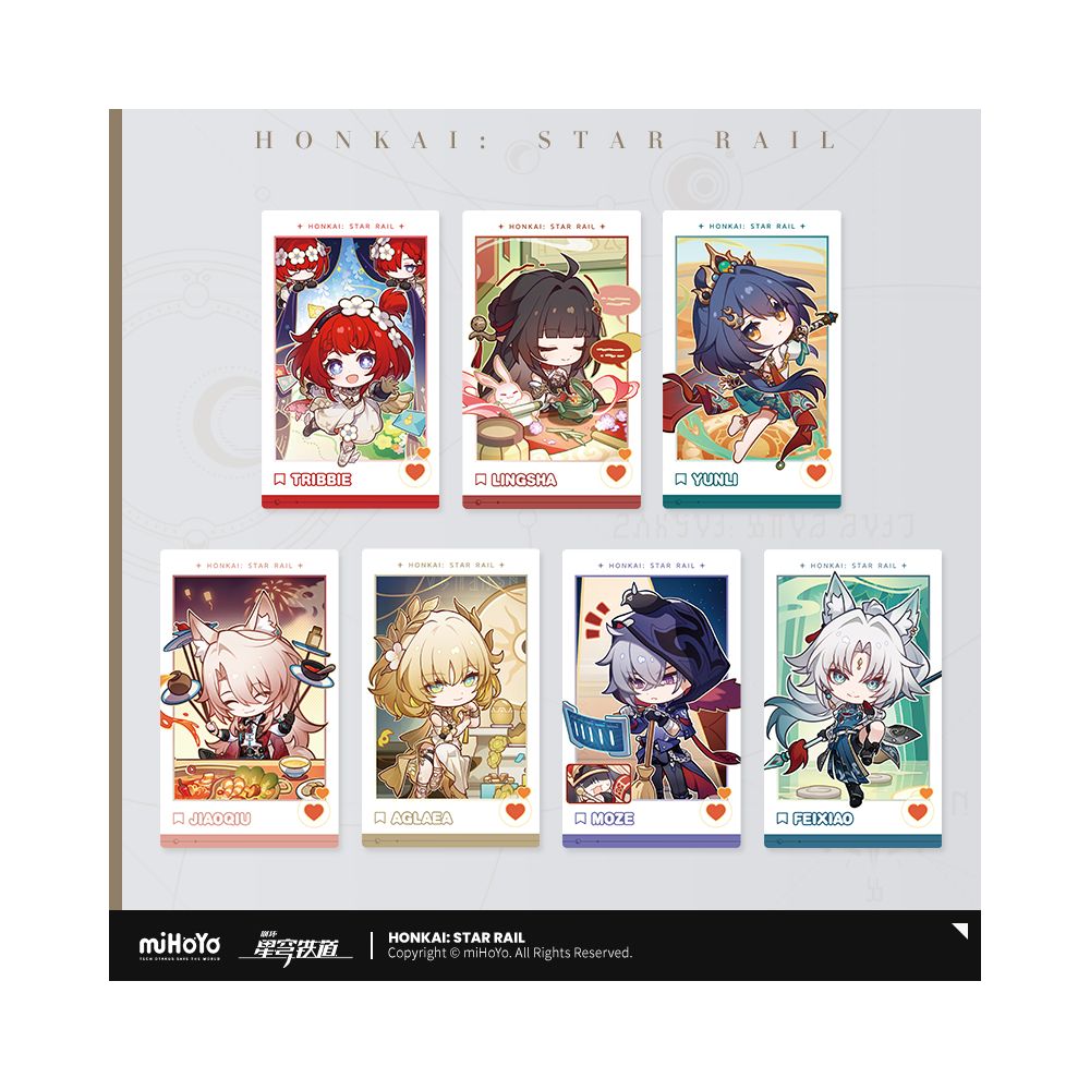 Honkai: Star Rail New Year's Greeting Series Paper Card Set Second
