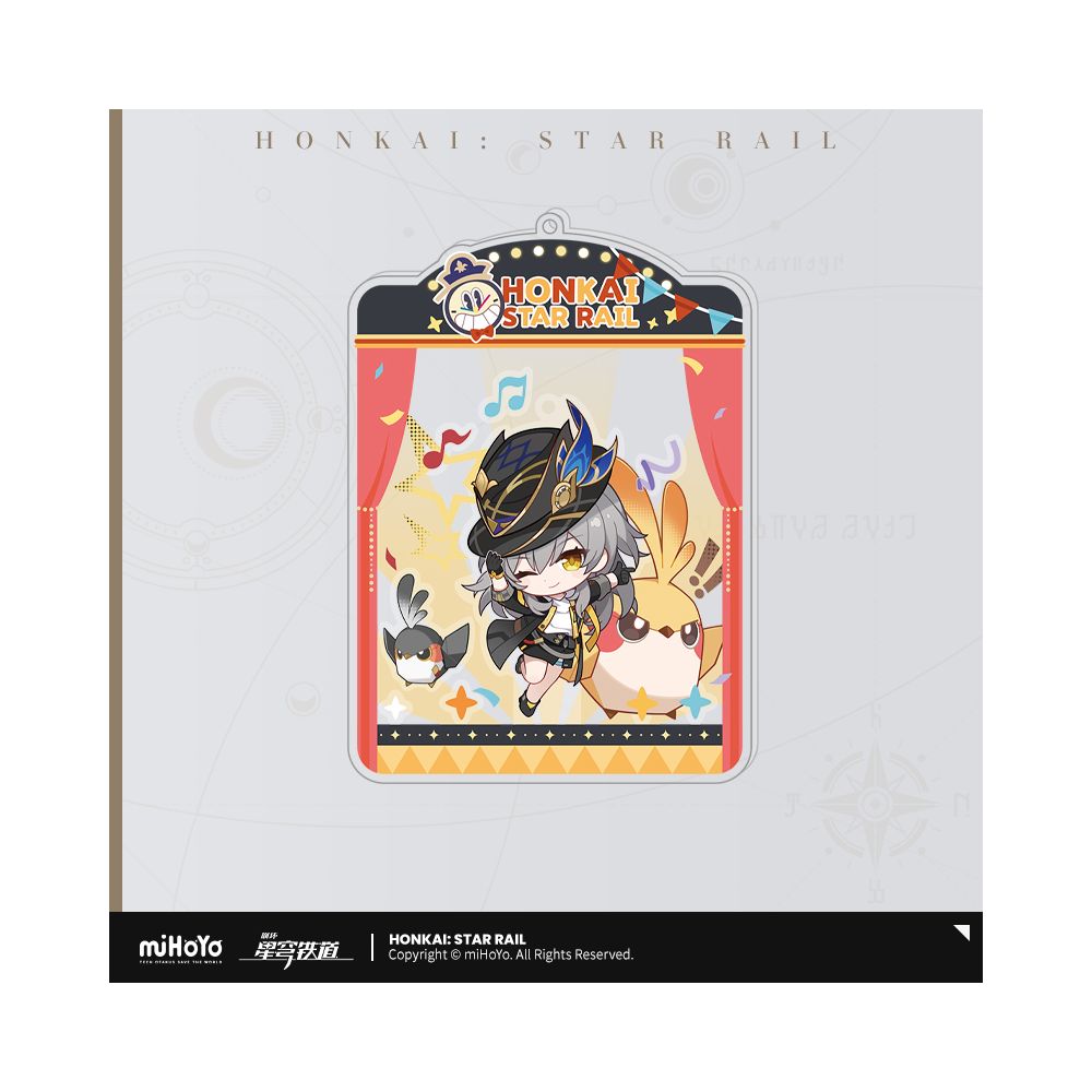 Honkai: Star Rail Autumn Festival Series Q Version Musical Acrylic Keychain