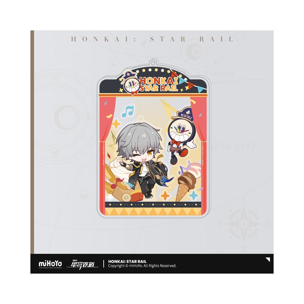 Honkai: Star Rail Autumn Festival Series Q Version Musical Acrylic Keychain
