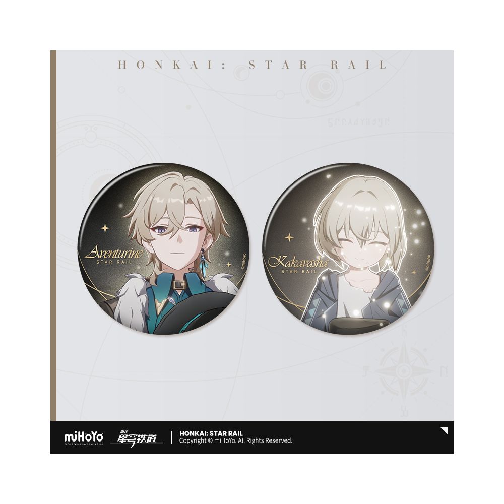 Honkai: Star Rail Memories of Walking With You Series Tinplate Badge Set