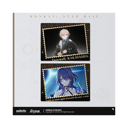 MiHoYo Collapse Memories of Starry Sky Railway Walking with You Series Grating Refrigerator Sticker miHoYo image 0