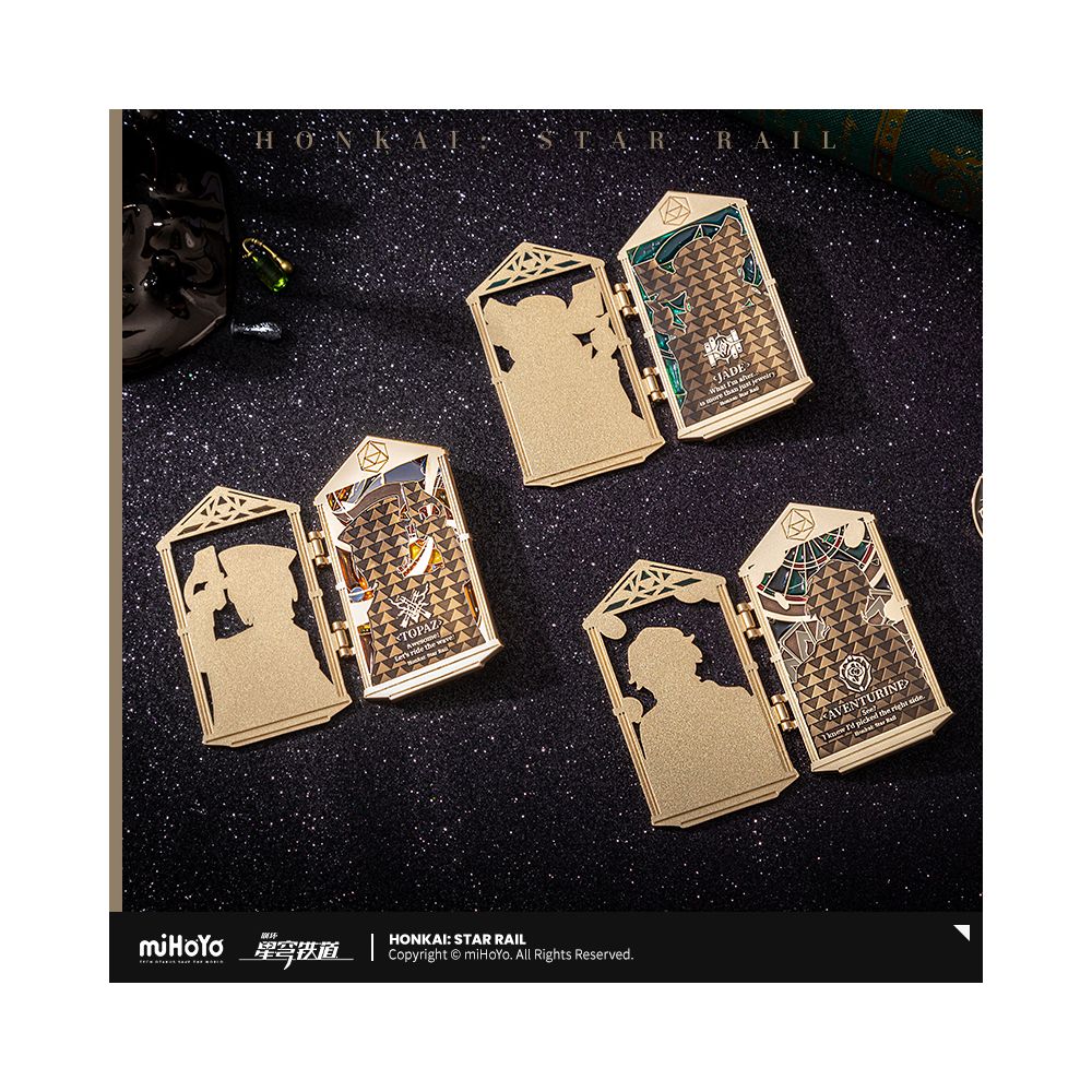 MiHoYo Collapse Star Dome Railway Stone Heart Oath Ring Series Metal Badge miHoYo image 1