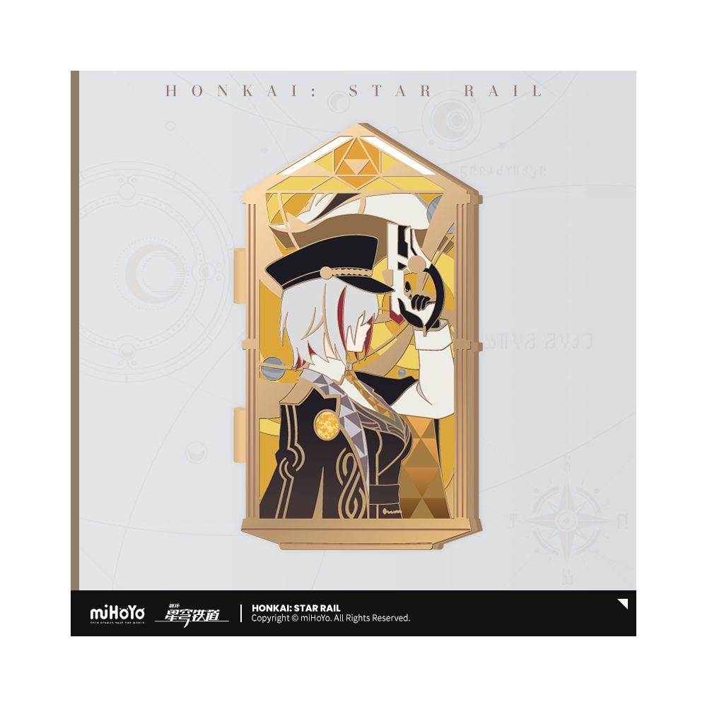 Honkai: Star Rail Stoneheart's Oath Ring Series Metal Badge