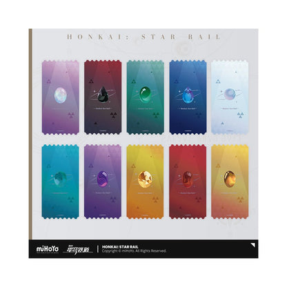 MiHoYo Collapse Star Dome Railway Stone Heart Oath Ring Series Laser Ticket Set miHoYo image 1