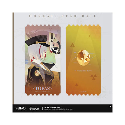 MiHoYo Collapse Star Dome Railway Stone Heart Oath Ring Series Laser Ticket Set miHoYo image 2