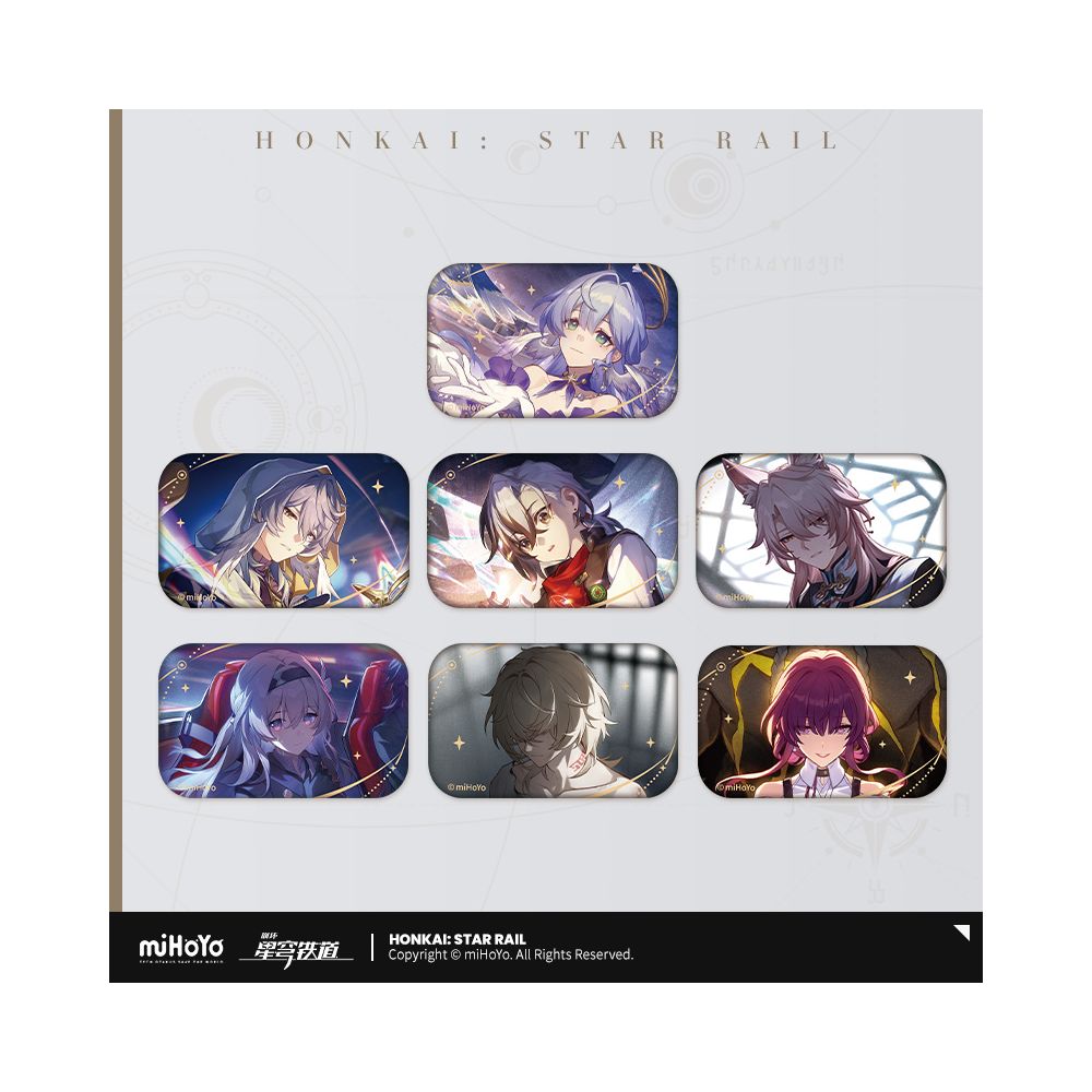 MiHoYo Collapse Memories of Star Dome Railway Walking with You Series Tinplate Badge miHoYo image 0