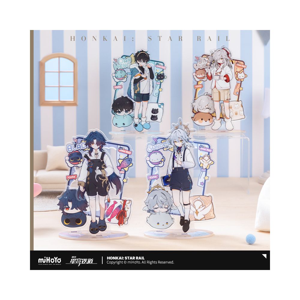 MiHoYo Collapse Star Dome Railway Male Dormitory Series Acrylic Plaque miHoYo image 1