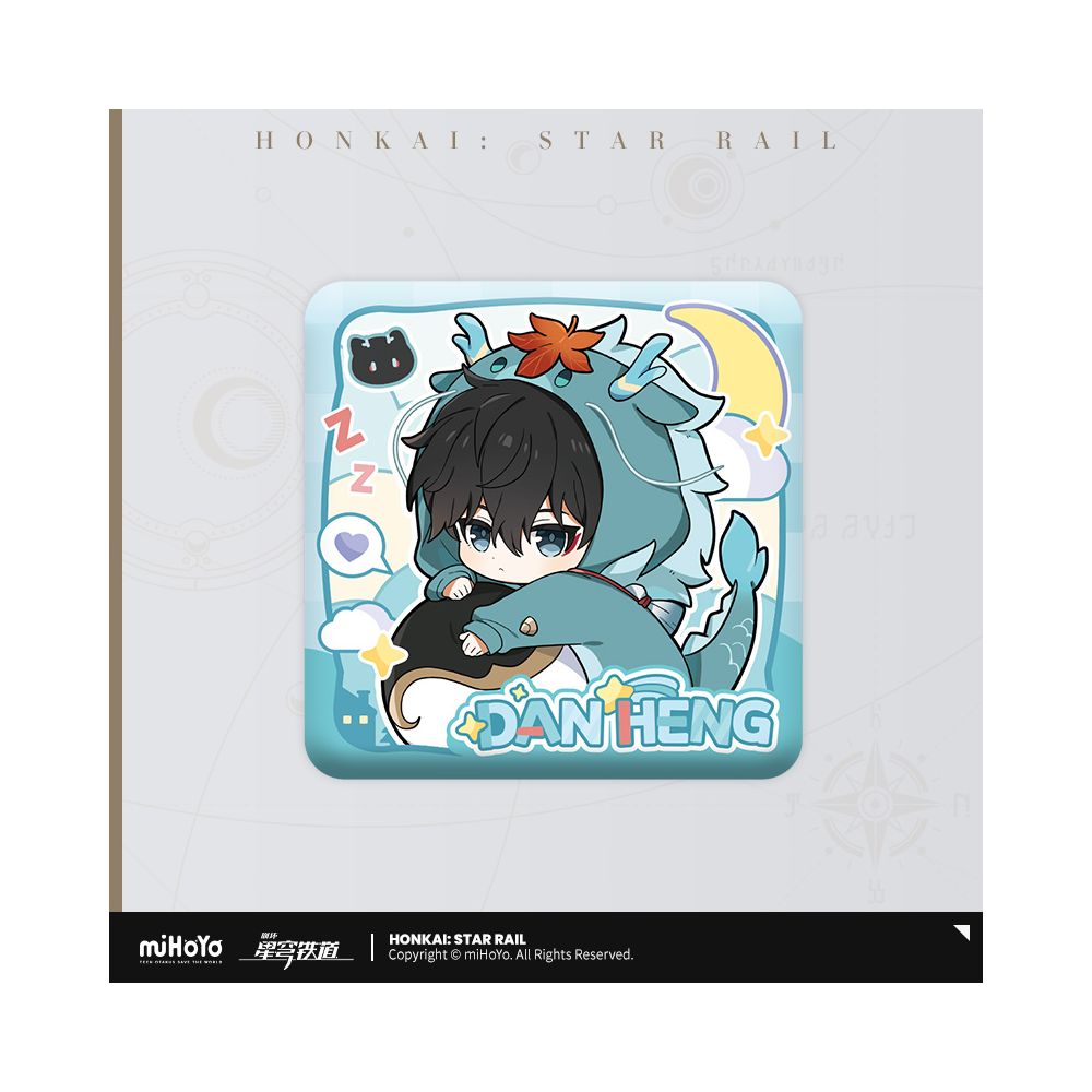 Honkai: Star Rail Boys Dormitory Series Q Version Square Badge