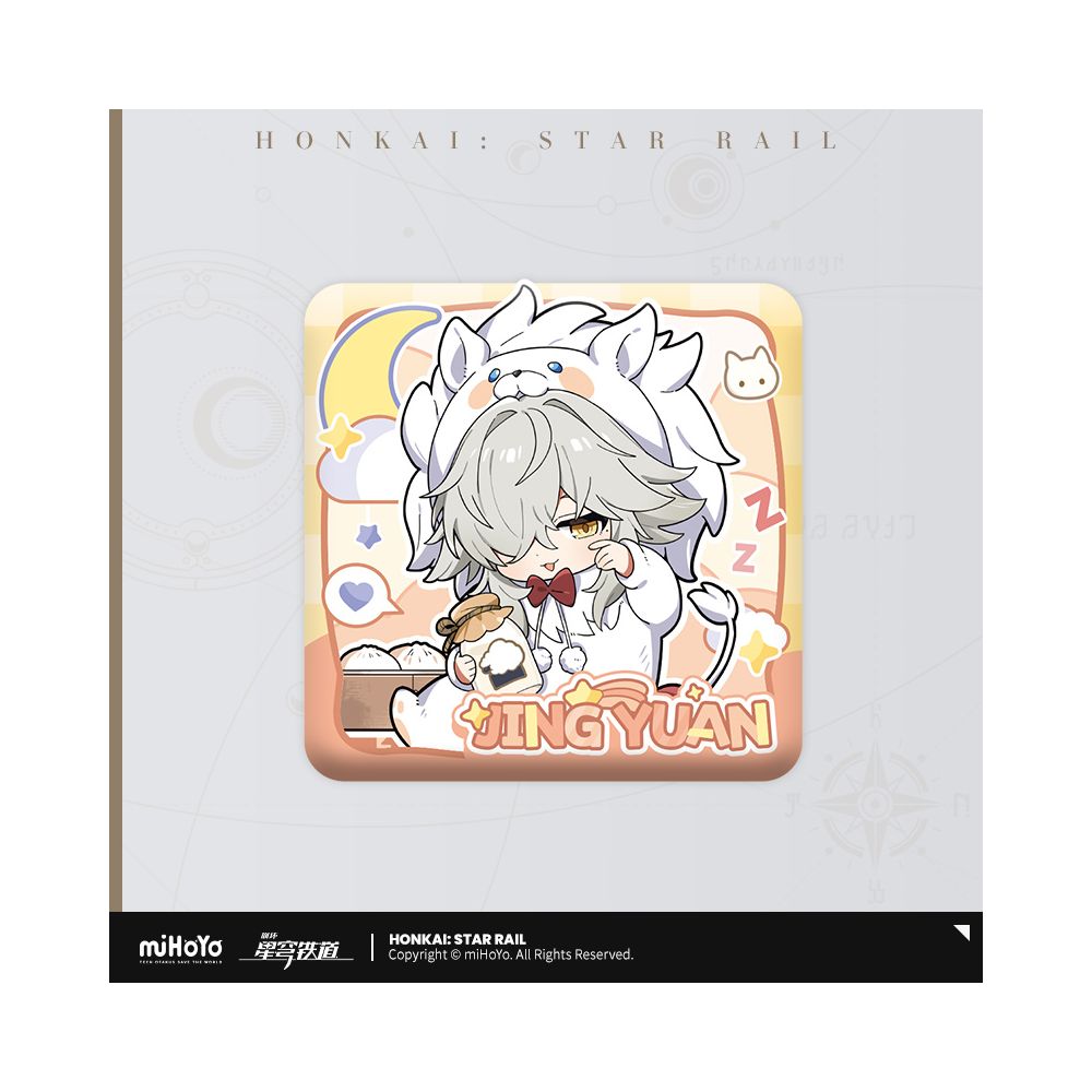 Honkai: Star Rail Boys Dormitory Series Q Version Square Badge