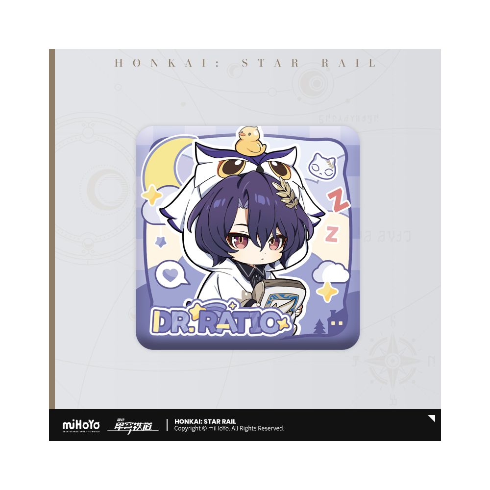 Honkai: Star Rail Boys Dormitory Series Q Version Square Badge
