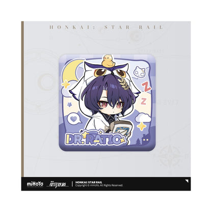 Honkai: Star Rail Boys Dormitory Series Q Version Square Badge