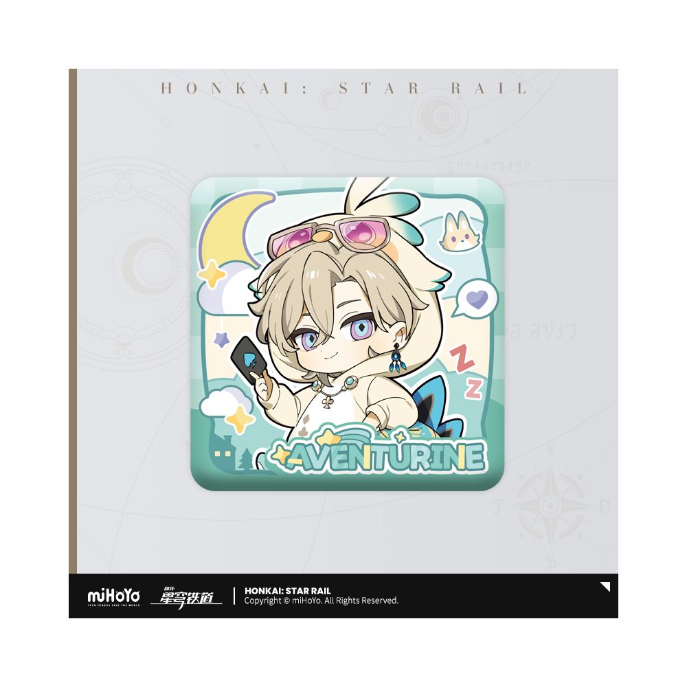 Honkai: Star Rail Boys Dormitory Series Q Version Square Badge