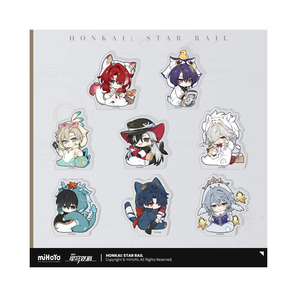 MiHoYo Star Dome Railway Male Dormitory Series Q Edition Acrylic Mini Standing Brand miHoYo image 0