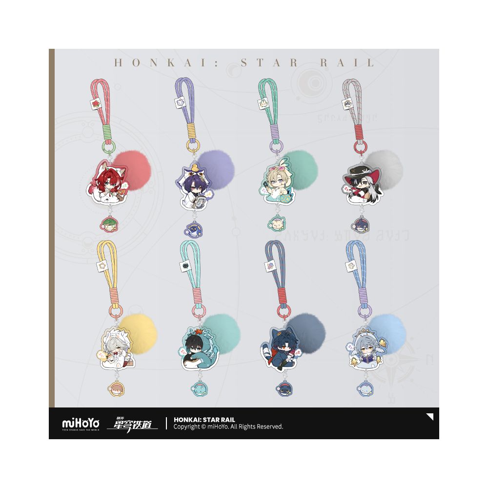 miHoYo Honkai Impact Star Railway Boys Dormitory Series Q Version Acrylic Keychain miHoYo image 0