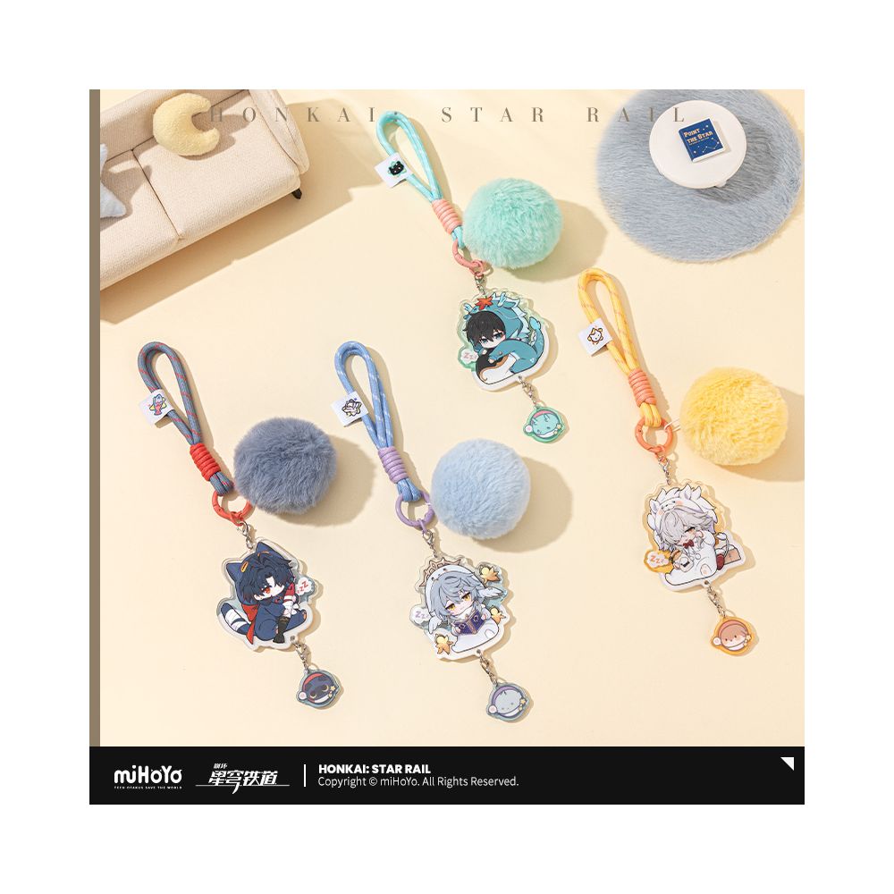 miHoYo Honkai Impact Star Railway Boys Dormitory Series Q Version Acrylic Keychain miHoYo image 1