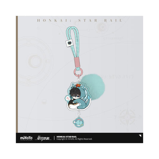 Honkai: Star Rail Boys Dormitory Series Q Version Acrylic Keychain